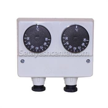 ترموستات دوقلو تکبان 30تا90 درجه 